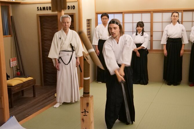 Kyoto Samurai Discovery Samurai Sword Test Cutting Training - Instructors Expertise and Feedback
