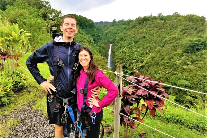 Big Island Zipline Over Kolekole Falls W/ Hilo Cruise Ship Pickup - Key Points