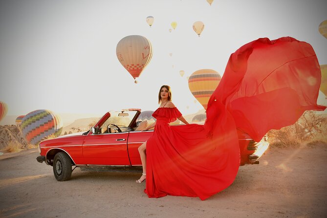 Cappadocia Photoshooting With Free Flying Dress - Key Points