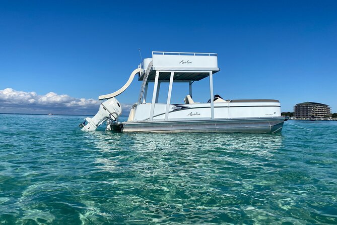 Destin- Private Chartered Slide Pontoon Boat-Up to 6 Guests - Good To Know