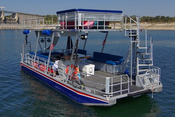Double Decker Party Barge Pontoon Rental on Lake Travis - Key Points