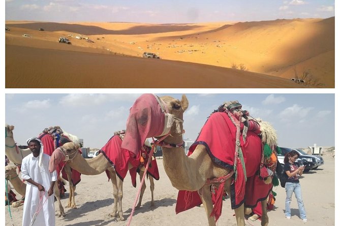 Dune Safari,Sand Boarding, Camel Ride, Sealine and Inlands Sea - Key Points