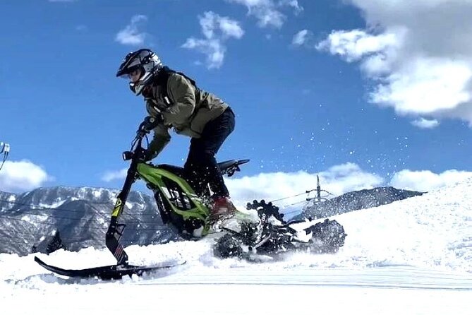 EV Snow Bike Riding Experience With Lunch - Key Points