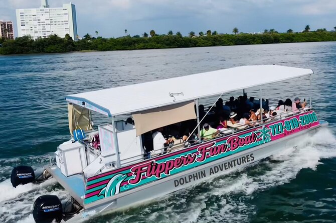 !! Flippers Fun Boat !! Dolphin Adventure Clearwater Beach! - Overview of Flippers Fun Boat