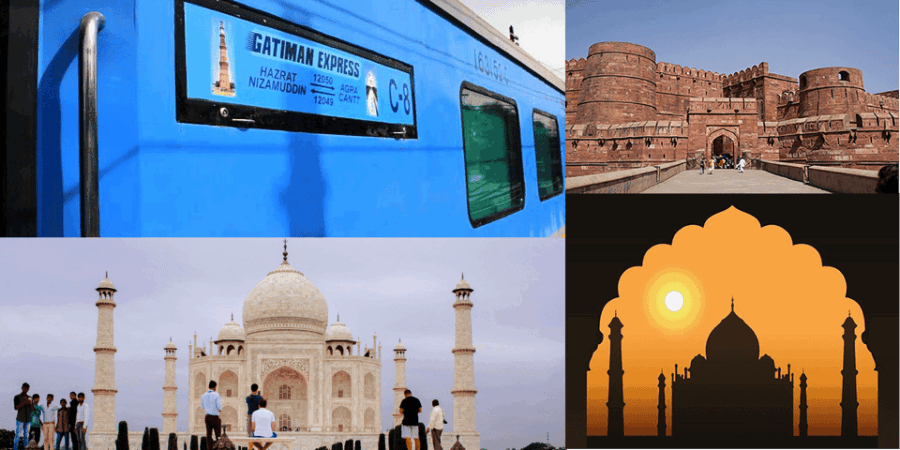 From Delhi: Private Taj Mahal and Agra Tour by Express Train