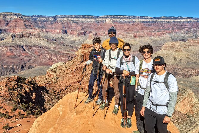 Grand Canyon Sunset Hiking Adventure Deep Below The South Rim
