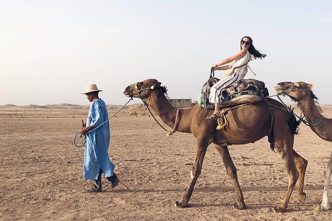 Marrakech Sunset Camel Trek in Agafay Desert Gourmet Spectacle - Key Points
