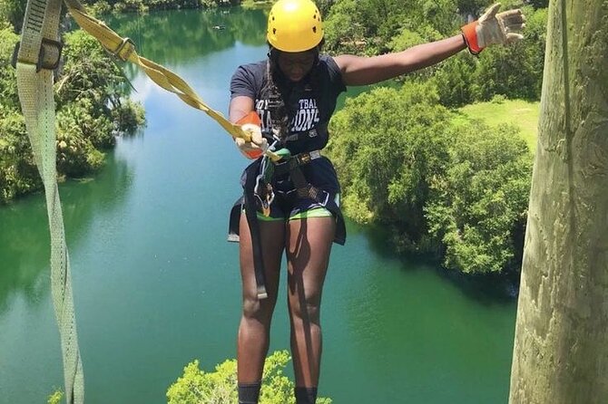 Montego Bay Private Zipline Jet Skiing & Bamboo Rafting Activity