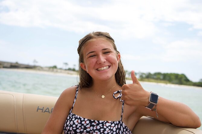 Pontoon Boat With 2 Slides in Destin/Fort Walton Beach Florida - Overview and Location
