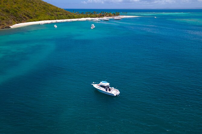 Private 30 Boat Charter for up to 6 Passengers to Icacos Island - Key Points