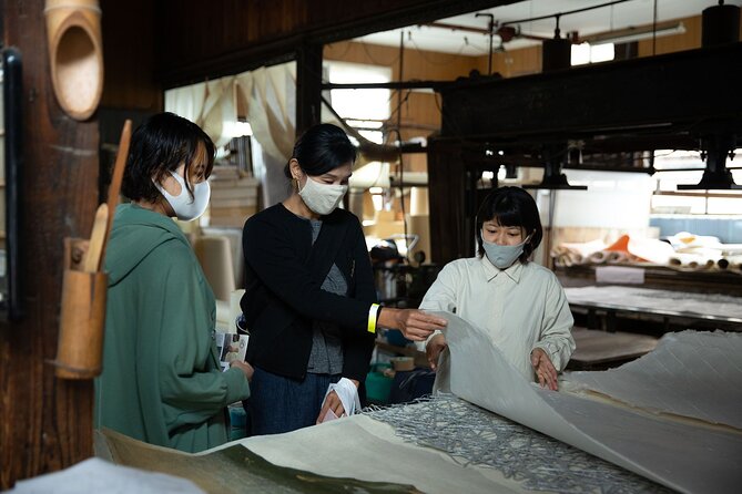 Private Echizen Washi Paper Making Experience and Walking Tour - Good To Know