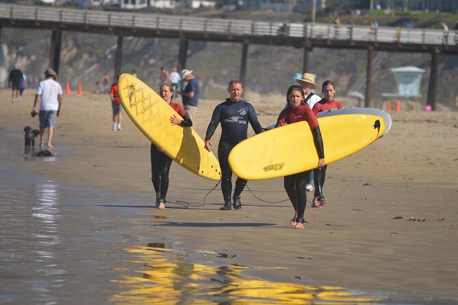 Private Group Surfing Class, Pismo Beach California W Instructor - Key Points