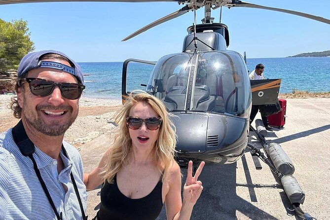Private Helicopter Transfer From Milos to Folegandros - Key Points