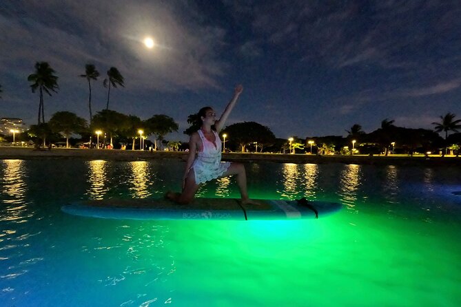 Private Stand-Up-Paddle Glowga Yoga Class In Honolulu - Experience Overview