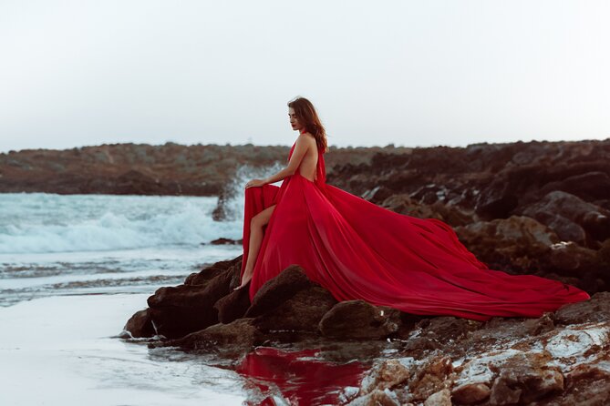 Private Sunset Flying Dress Photography in Tenerife - Whats Included