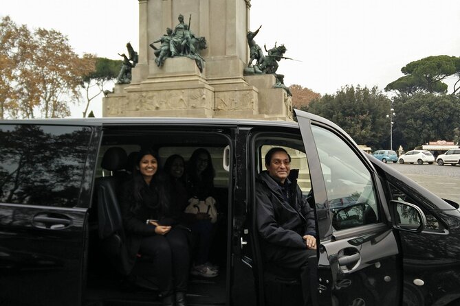 Private Transfer From Fiumicino Rome Airport to Rome Center - Inclusions