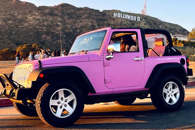 Private Unique Open Pink Jeep Tour to Hollywood Sign - Tour Overview