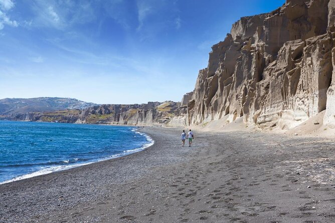 Shared Golden Sunset Trip of Santorini via Hot Springs & White Beach - Key Points
