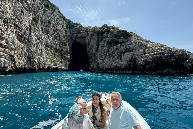 Speedboat Tour to Sazan Island, Haxhi Ali Cave and Marine Park - Key Points