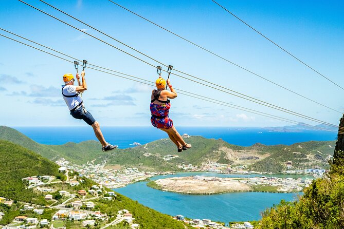 St Maarten Sky Explorer, Flying Dutchman and Schooner Ride Combo - Key Points