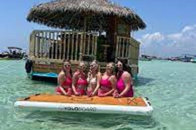 TAILFINS Destin Tiki Boat/Crab Island Dolphin Tour PRIVATE - Key Points