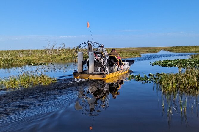 Visit the Everglades in French With Transfer and 1 Hour 30 Minutes Airboat - Key Points