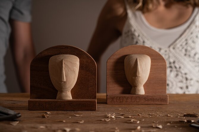Wood Carving Workshop in Santorini Number 2 - Key Points