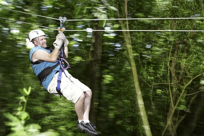 Zipline Canopy & Dunns River Falls Guided Tour With Admission From Montego Bay - Key Points