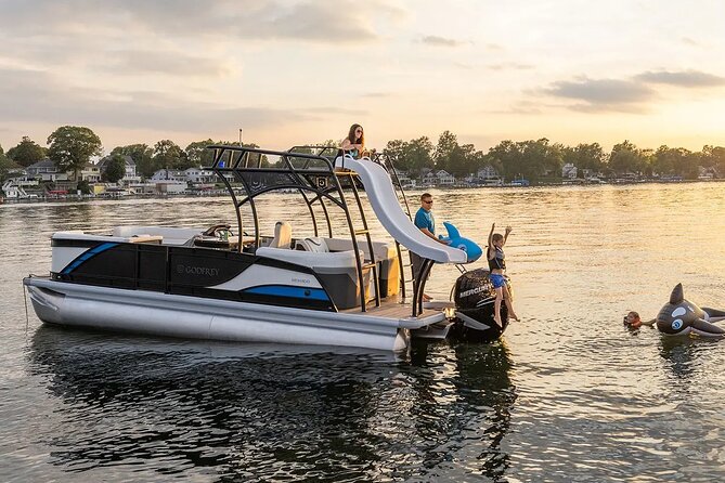 12 Hour Double Decker Pontoon With Slide On Yellow Lake - Good To Know