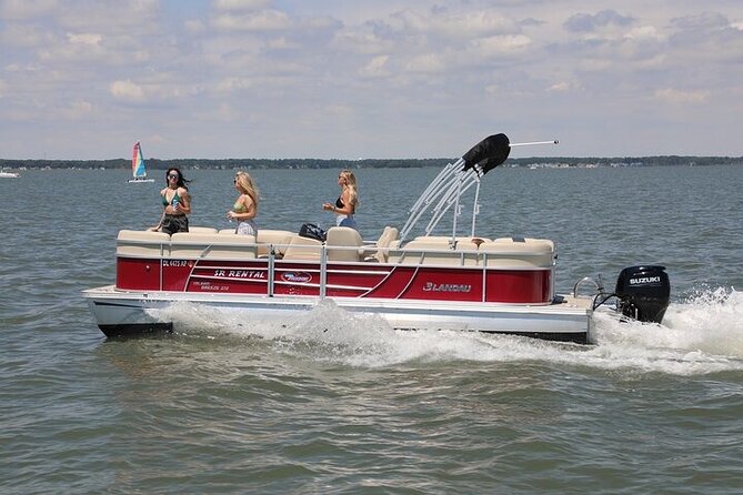 2-Hour Sunset Pontoon Boat Rental in Dewey Beach, DE