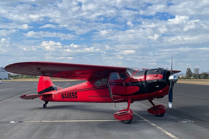 Aerobatic and Vintage Discovery Flights Over Wine Country