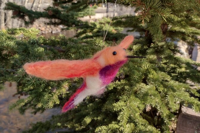 Felting Hummingbird Ornament Class in Estes Park - Overview of the Class
