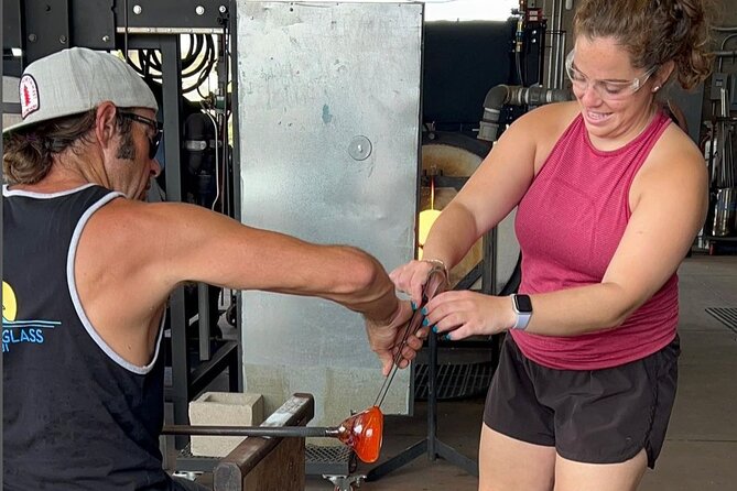 Private Two-Piece Glassblowing Lesson for Up To 4 People