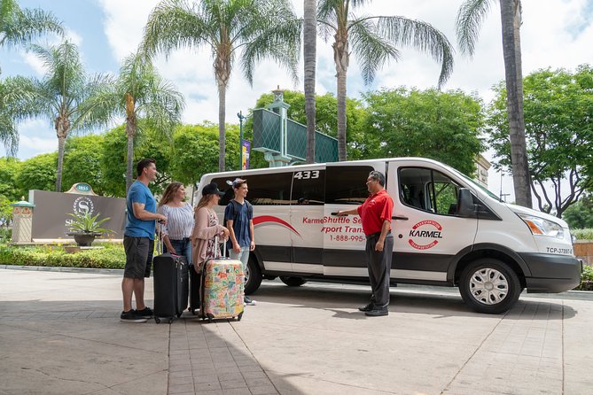 Private Van Airport Departure Transfer: Anaheim Resort to John Wayne SNA Airport