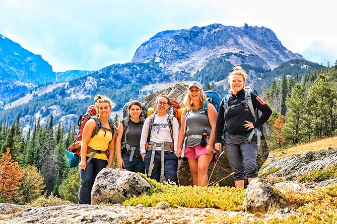 Small Group Hiking Around The Pinecrest Lake Trail