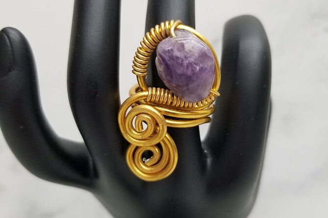 Wire Wrapping Gemstone Rings Class