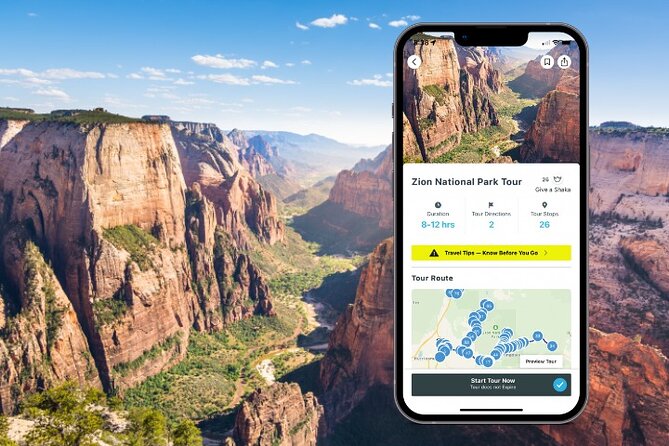 Zion National Park With Audio Tour Guide