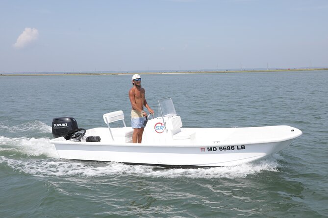 2-Hour Sunset Skiff Boat Rental in Chincoteague Island, VA - Pricing and Group Information