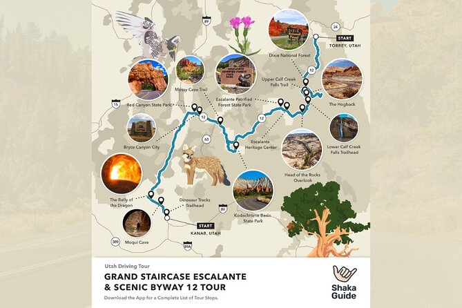 Grand Staircase Escalante and Scenic Byway 12 Audio Tour Guide - Key Features of the Tour
