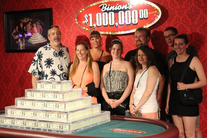 Group Discounted Walking Tour on the Las Vegas Strip With Photos and Champagne - Inclusions and Exclusions