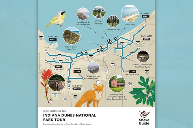Indiana Dunes National Park With Audio Tour Guide - Meeting and Pickup Locations