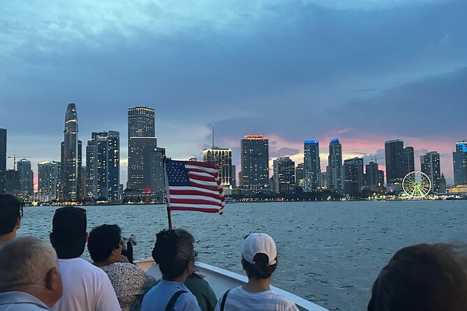 Miami Skyline and Biscayne Boat Party and Open Bar With Music - Meeting Point and Check-in