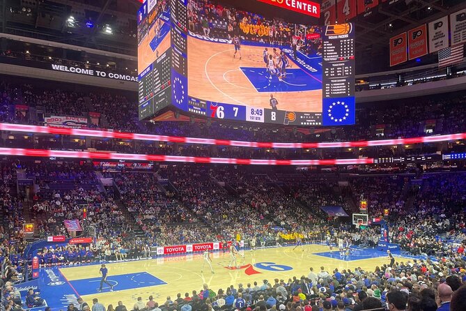 Philadelphia 76ers Basketball Game Ticket at Wells Fargo Center - Venue Information: Wells Fargo Center