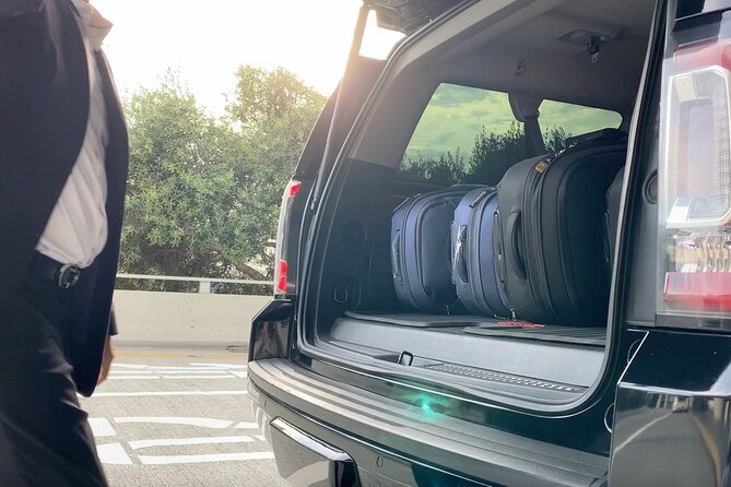 Private Transfer From SFO to or From Healdsburg - Vehicle Options and Capacity