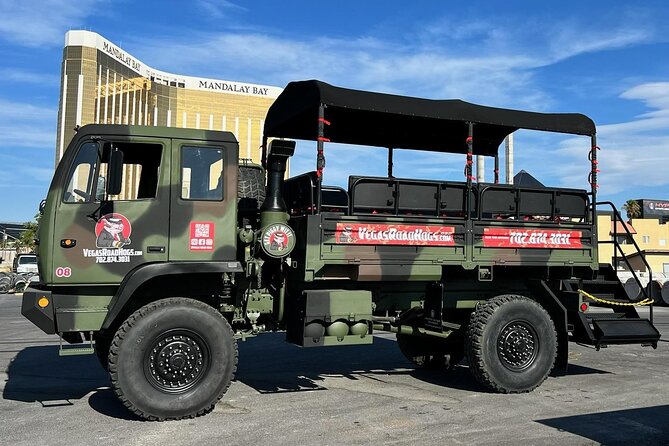 Tours of the Las Vegas Strip by Converted Military Party Vehicle - Convertible Party Vehicle Amenities