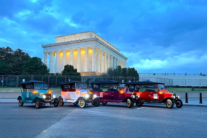 Washington DC Moonlight Tour by Electric Cart or Vintage Car - Inclusions