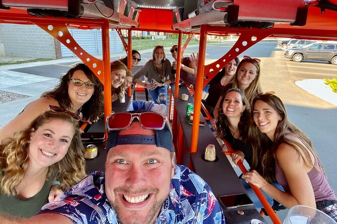 Foxy Pedaler Green Bay Party Bike Private Tour - Booking Information