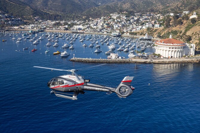 Helicopter Transfer: Long Beach to Catalina Island - Safety and Participation