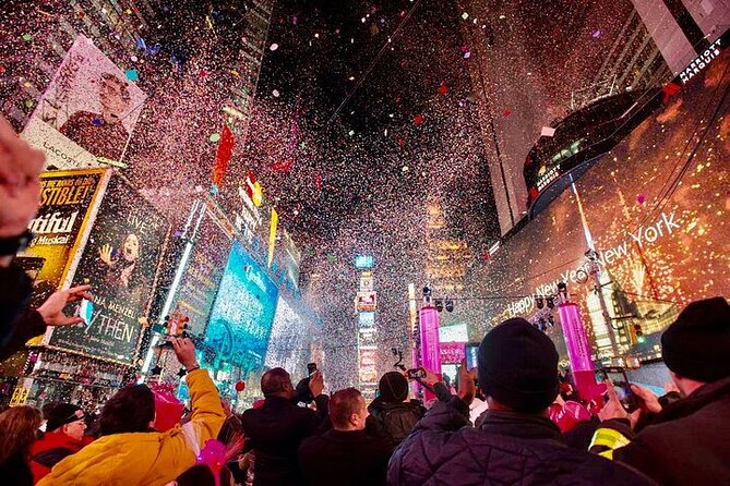 New Year's Eve Drinking History and Live Ball Drop Bash - Exclusive Access to Times Square