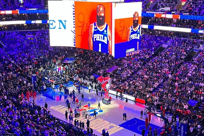Philadelphia 76ers Basketball Game Ticket at Wells Fargo Center - Food and Drink Options at the Game